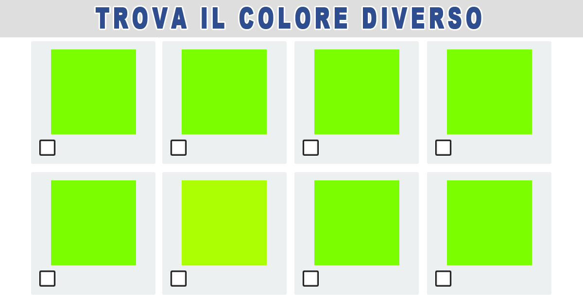 Quanti colori vedono i tuoi occhi?